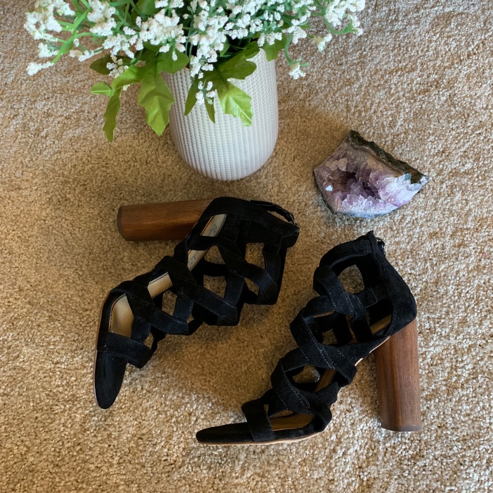 Splendid Wood Block Heel Sandals